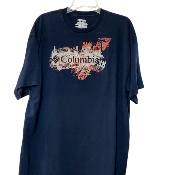 Columbia Men’s T-shirt Blue XL - Picture 1 of 6